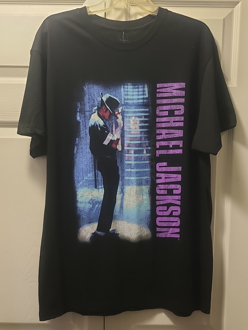 Black Graphic Michael Jackson Tribute Tee - Unbranded